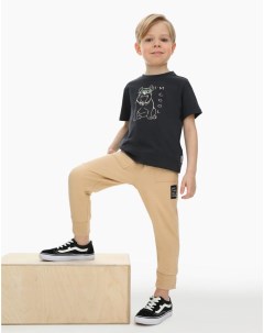 Бежевые спортивные брюки Jogger для мальчика Gloria jeans