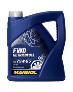 Трансмиссионное масло FWD 75W 85 4 л Mannol
