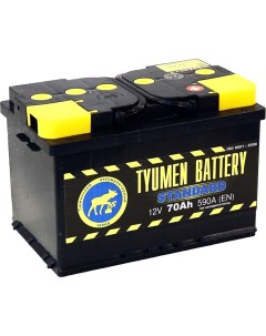 Автомобильный аккумулятор Standard 70 Ач обратная полярность L3 Tyumen battery