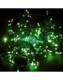 Гирлянда модульная Дюраплей LED 20м 200 LED черный каучук Зеленая Sds-group