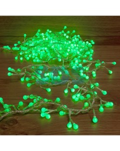 Гирлянда Мишура LED 3 м Прозрачный ПВХ 288 диодов цвет зеленый Sds-group