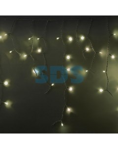 Гирлянда Айсикл бахрома светодиодный 5 6 х 0 9 м с эффектом мерцания БЕЛЫЙ провод КАУЧУК 230 В диоды Sds-group