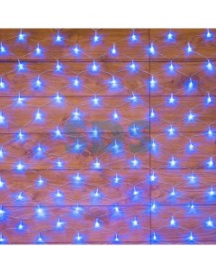 Гирлянда сеть 1 8х1 5м Прозрачный ПВХ 180 LED цвет Синий Sds-group