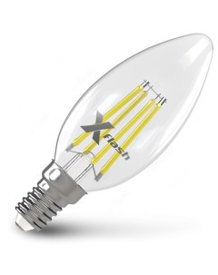 Светодиодная лампа филамент E14 FL C35 4W 220V 48632 X-flash