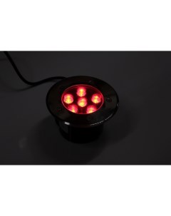 Прожектор G MD100 R грунтовой LED свет красный D150 6W 12V Flesi