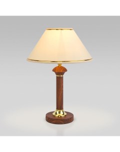 Настольная лампа Lorenzo 60019 1 орех Eurosvet