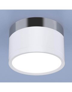 Потолочный светодиодный светильник DLR029 10W 4200K белый матовый хром 4690389122002 Elektrostandard
