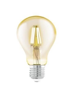 Лампа светодиодная филаментная E27 4W 2200К янтарь 11555 Eglo