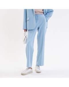 Голубые классические брюки Lilibu store