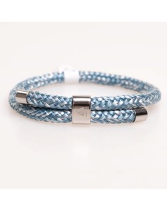 Голубой браслет из парусной верёвки Dashkova.jewelry