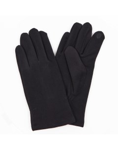 Чёрные женские перчатки из вискозы One week