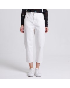 Белые укороченные джинсы Jnby