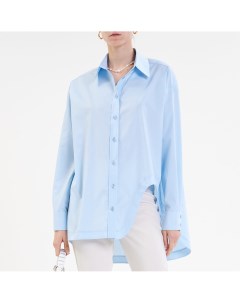 Голубая фигурная рубашка Victoria solovkina