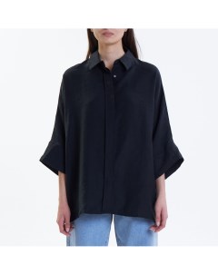 Чёрная рубашка с рукавами кимоно Tobeone