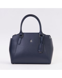 Синяя сумка сэтчел с карманом Afina
