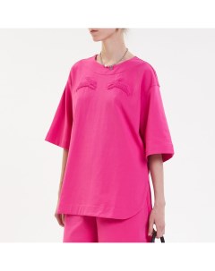Розовая футболка с аппликацией Akhmadullina dreams