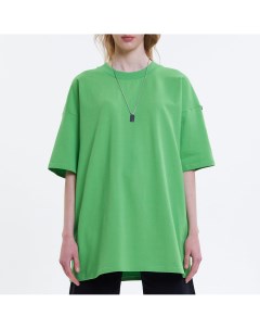 Зелёная объёмная футболка Rnb