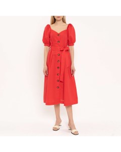 Красное романтичное платье Tobeone