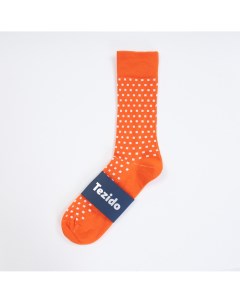 Оранжевые носки с принтом Tezido