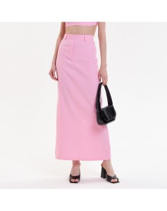 Розовая классическая юбка макси Mollis