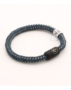 Синий браслет из кожи Dashkova.jewelry