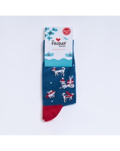 Синие носки Собаки Friday socks