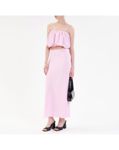 Розовая струящаяся юбка Mollis