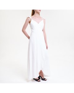 Белое платье с рукавами крылышками Braude