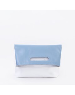 Голубая двухцветная сумка шоппер Artwknd