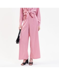 Розовые широкие брюки палаццо Mollis