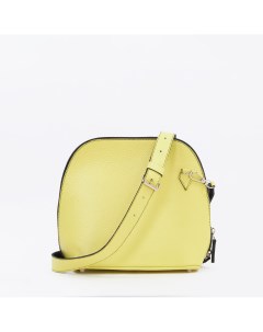 Жёлтая сумка с двухцветным ремнём Artwknd