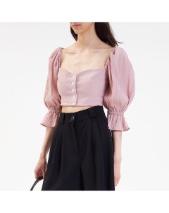 Розовая блузка с пышными рукавами Darsi.studio