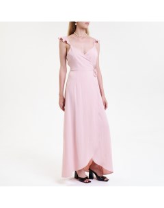 Розовое платье с рукавами крылышками Braude
