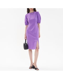 Фиолетовое платье со шнуровкой One week