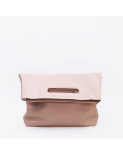 Розовая двухцветная сумка шоппер Artwknd