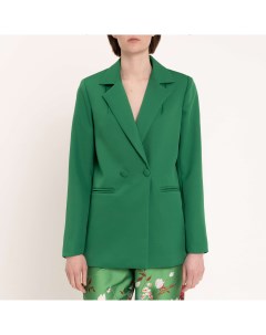 Зелёный двубортный пиджак One week
