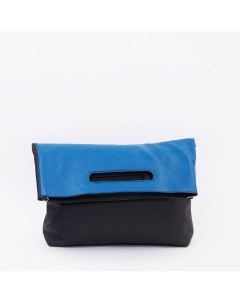 Синяя двухцветная сумка шоппер Artwknd