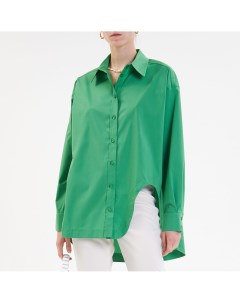 Зелёная фигурная рубашка Victoria solovkina