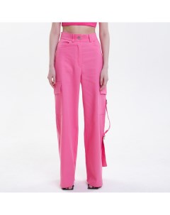 Розовые брюки карго из денима Darsi.studio