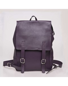 Фиолетовый базовый рюкзак из кожи Lokis