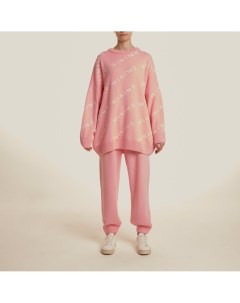 Розовый трикотажный костюм Минимо
