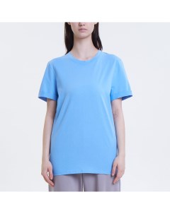 Голубая футболка с отворотами Blackbase