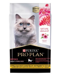 Pro Plan Nature Elements корм для взрослых стерилизованных кошек и кастрированных котов Курица 7 кг Purina pro plan