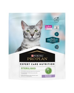 Pro Plan Acti Protect корм для стерилизованных кошек и кастрированных котов Индейка 400 г Purina pro plan