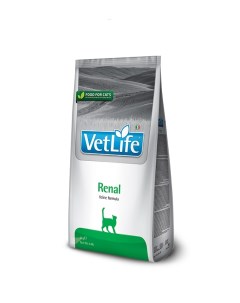 Vet Life Cat Renal корм для кошек при заболевании почек Диетический 400 гр Farmina vet life
