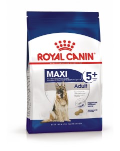 Maxi Adult 5 для собак старше 5 лет крупных пород Курица 15 кг Royal canin