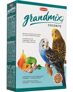 Grandmix Сocorite корм для волнистых попугаев Злаковое ассорти 1 кг Padovan