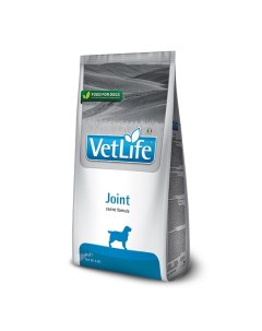 Vet Life Dog Joint корм для собак при лечении воспалений костно суставных тканей Диетический 2 кг Farmina vet life
