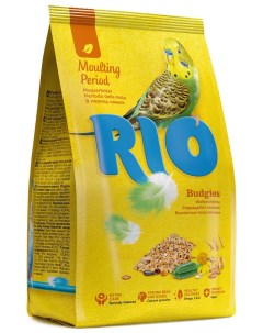 Корм для волнистых попугайчиков в период линьки Злаковое ассорти 1 кг Rio