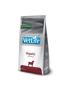 Vet Life Dog Hepatic корм для собак при заболевании печени Диетический 2 кг Farmina vet life